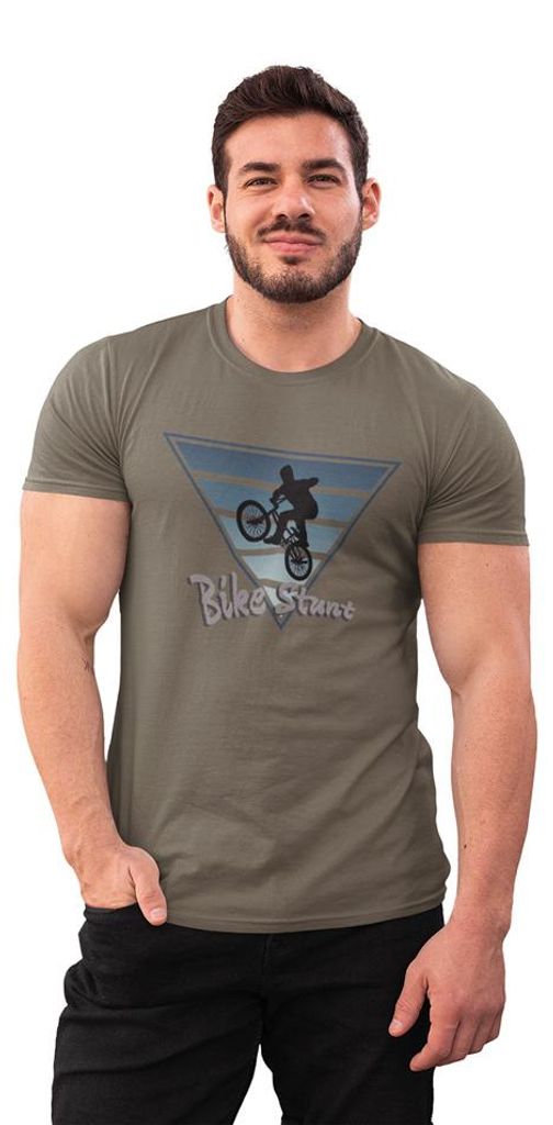 D&B Uni Polo ST00214 Bike Stunt MilitärGrün-Größe XL