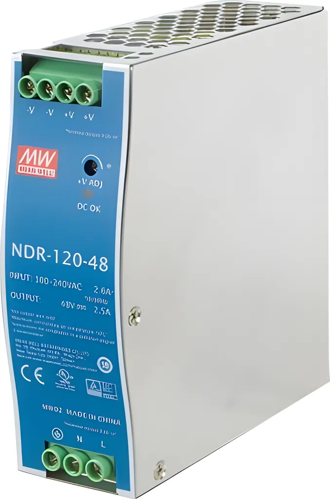 Alimentation Rail DIN pour Switch PoE PLANET PWR-120-48 120 Watts 48V