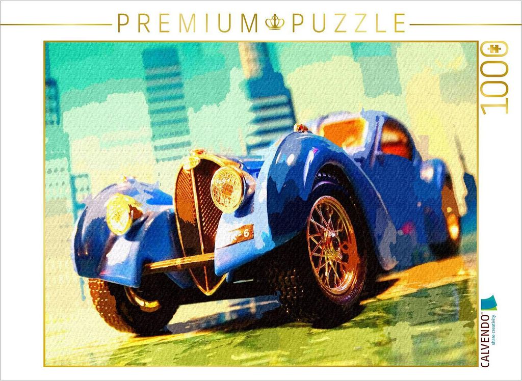 CALVENDO Puzzle Ein Motiv aus dem Kalender Cars'n'Arts - Digital Artworks von Jean-Louis Glineur | 1000 Teile Lege-Größe 64x48cm Foto-Puzzle für...