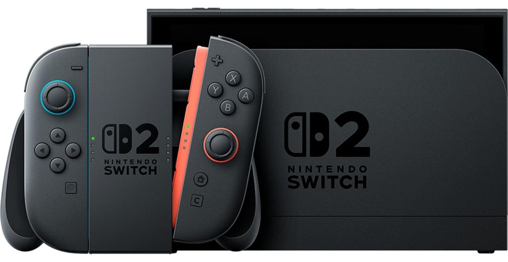 Nintendo Switch 2 Rot One Size / EU Plug 220V Produktbild 