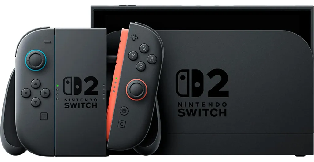 Nintendo Switch 2 Rouge - Finis les Adaptateurs avec la Prise EU 220V Incluse