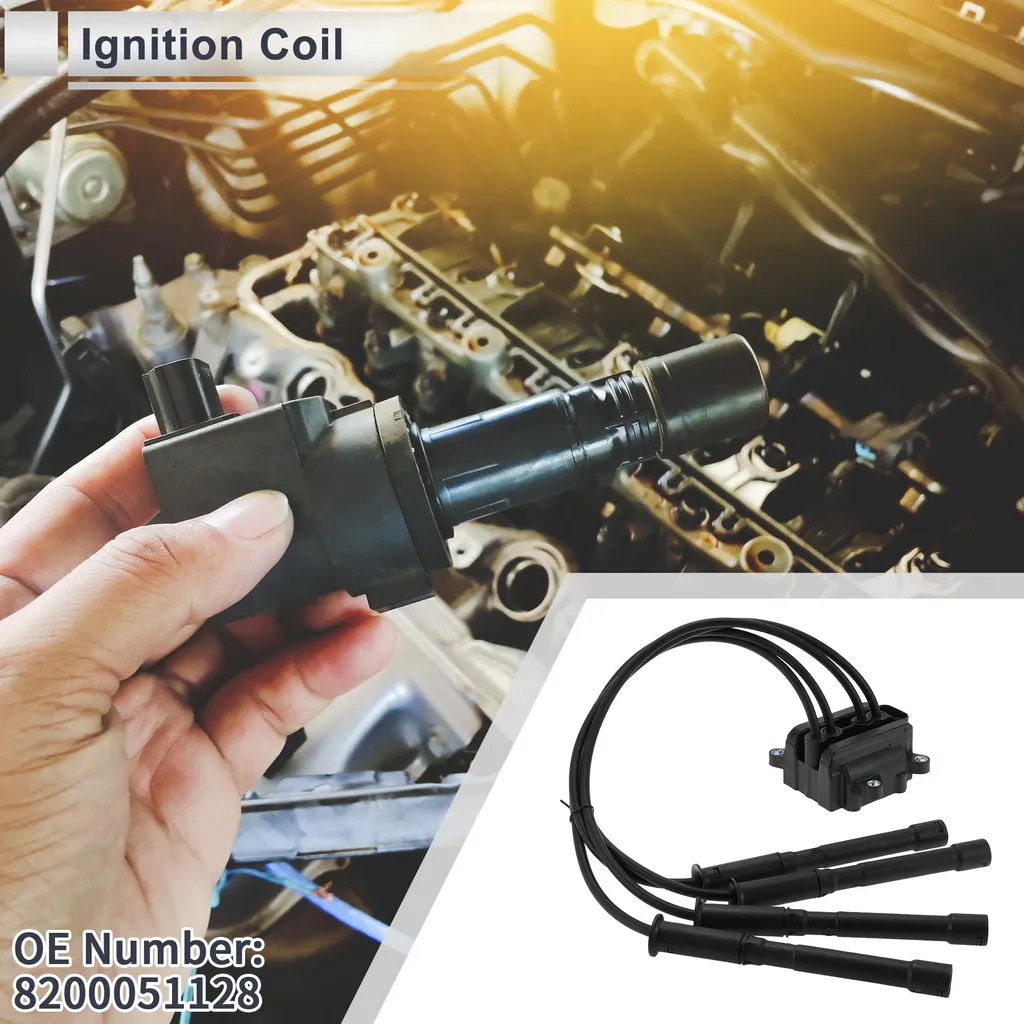 Bobine d'Allumage Fiable Renault Kangoo 2001-2007 Réf 8200051128 OE