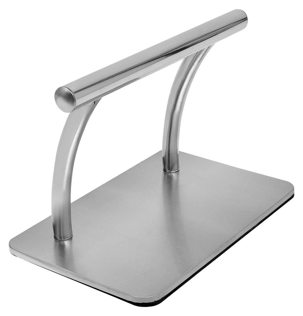 Fußraste für Friseurstühle aus Edelstahl, Fußauflage für Salonstühle, mobile Fußstütze für Friseure und SPA