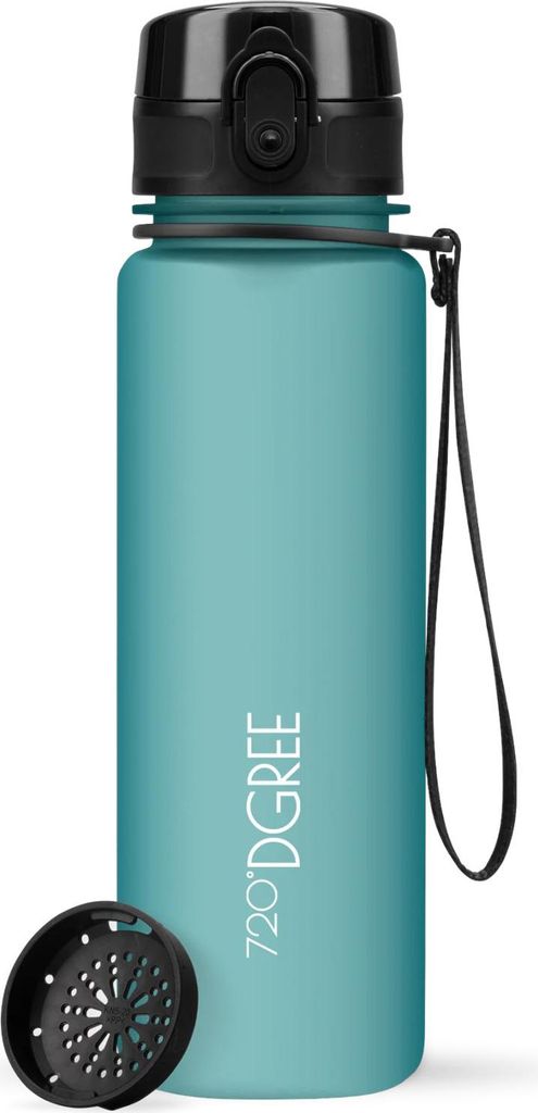 720°DGREE Trinkflasche uberBottle softTouch mit Sieb ocean Produktbild 