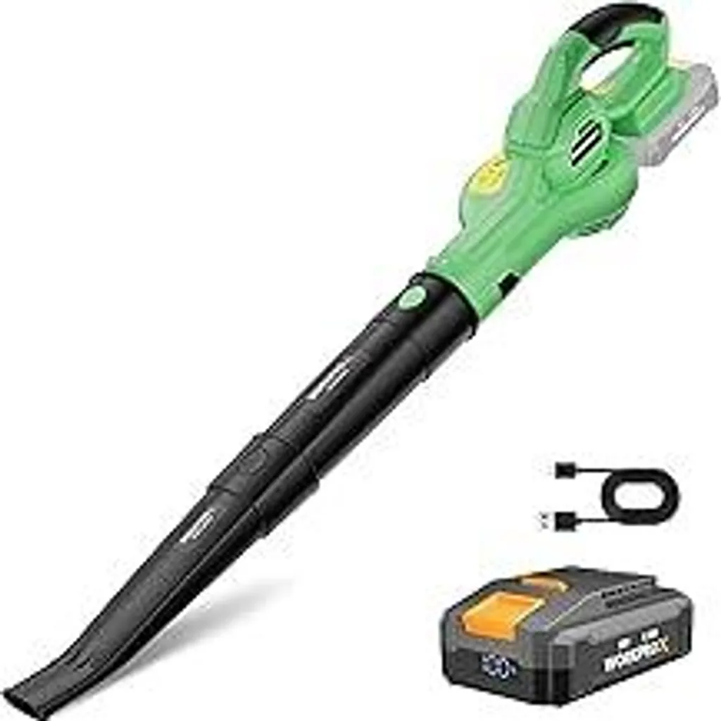 Soffiatore Professionale WORKPROX 20V - Massima Efficienza 222KM/H