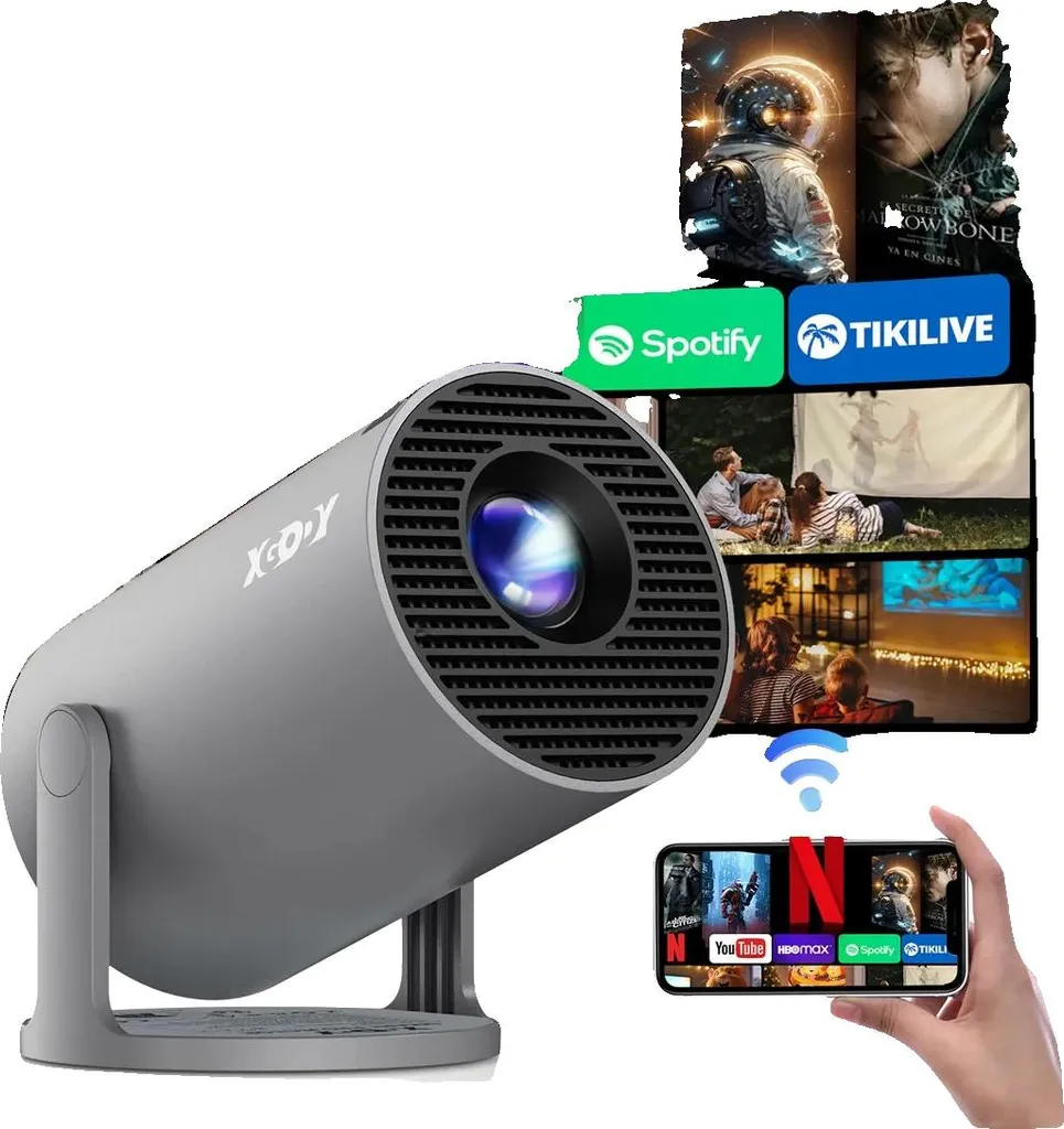 Fini les Petites Télévisions : Projecteur HD 150 Pouces avec Bluetooth
