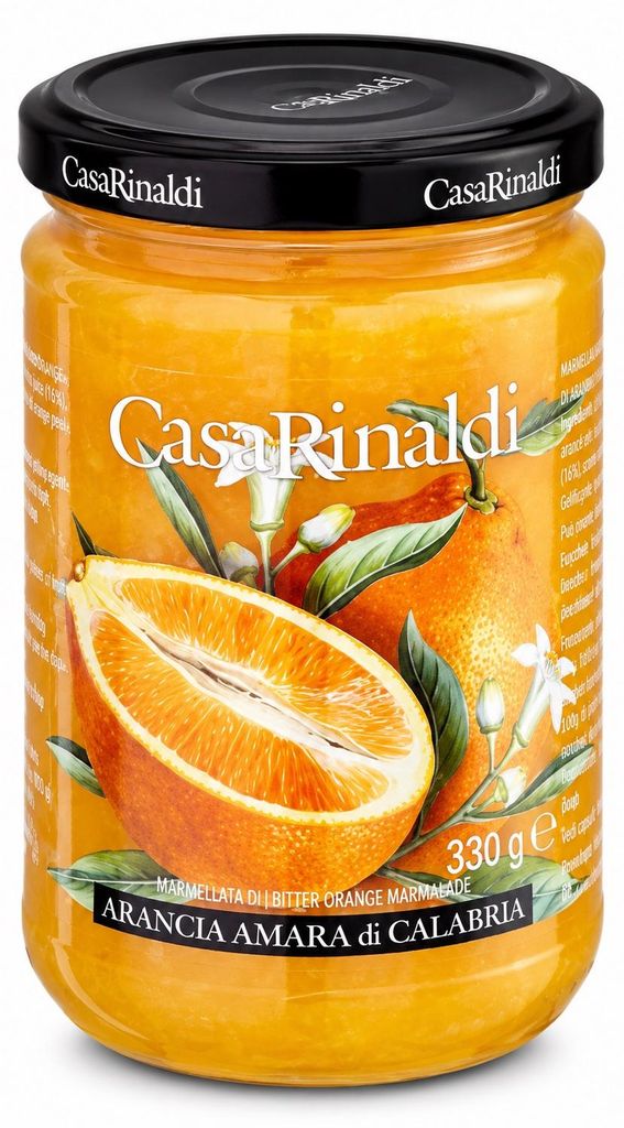 Casa Rinaldi, džem z horkých pomarančov, 330 g – taliansky Obrázok produktu 