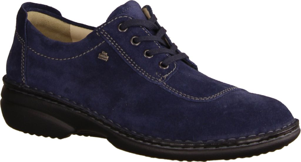 Finn Comfort Komfort Schnürschuhe LEXINGTON Damen 31343735343234 Blau 38 EU