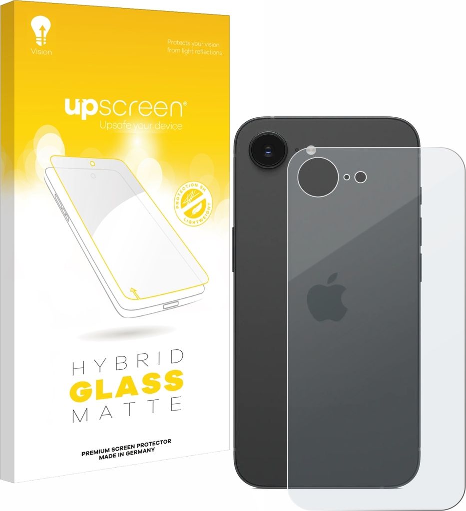 upscreen Entspiegelungs Schutzglas für Apple iPhone 16e / 17e Schutzfolie Panzer Folie Glas Display Schutz matt