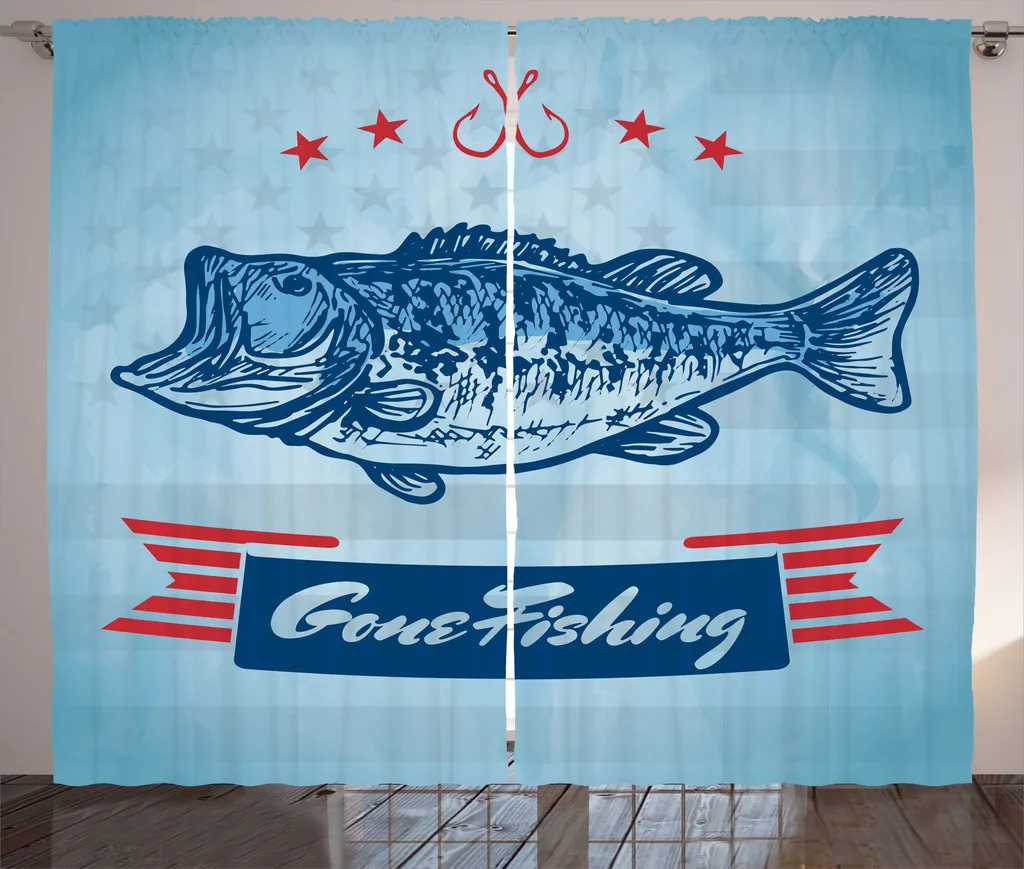 Tenda Vintage ABAKUHAUS Gone Fishing | Emozioni Country USA