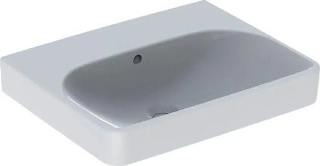 Lavabo Geberit Smyle Square 55cm Bianco 501.574.00.1 - Solo Lavabo