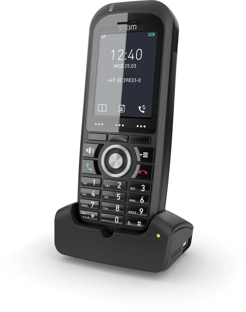 Combiné DECT Snom M70 avec affichage du numéro et son haute qualité