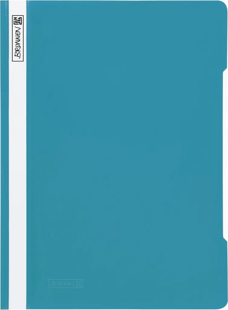 Schnellhefter PP Turquoise BRUNNEN 102010956 à Lamelles pour Dossiers A4