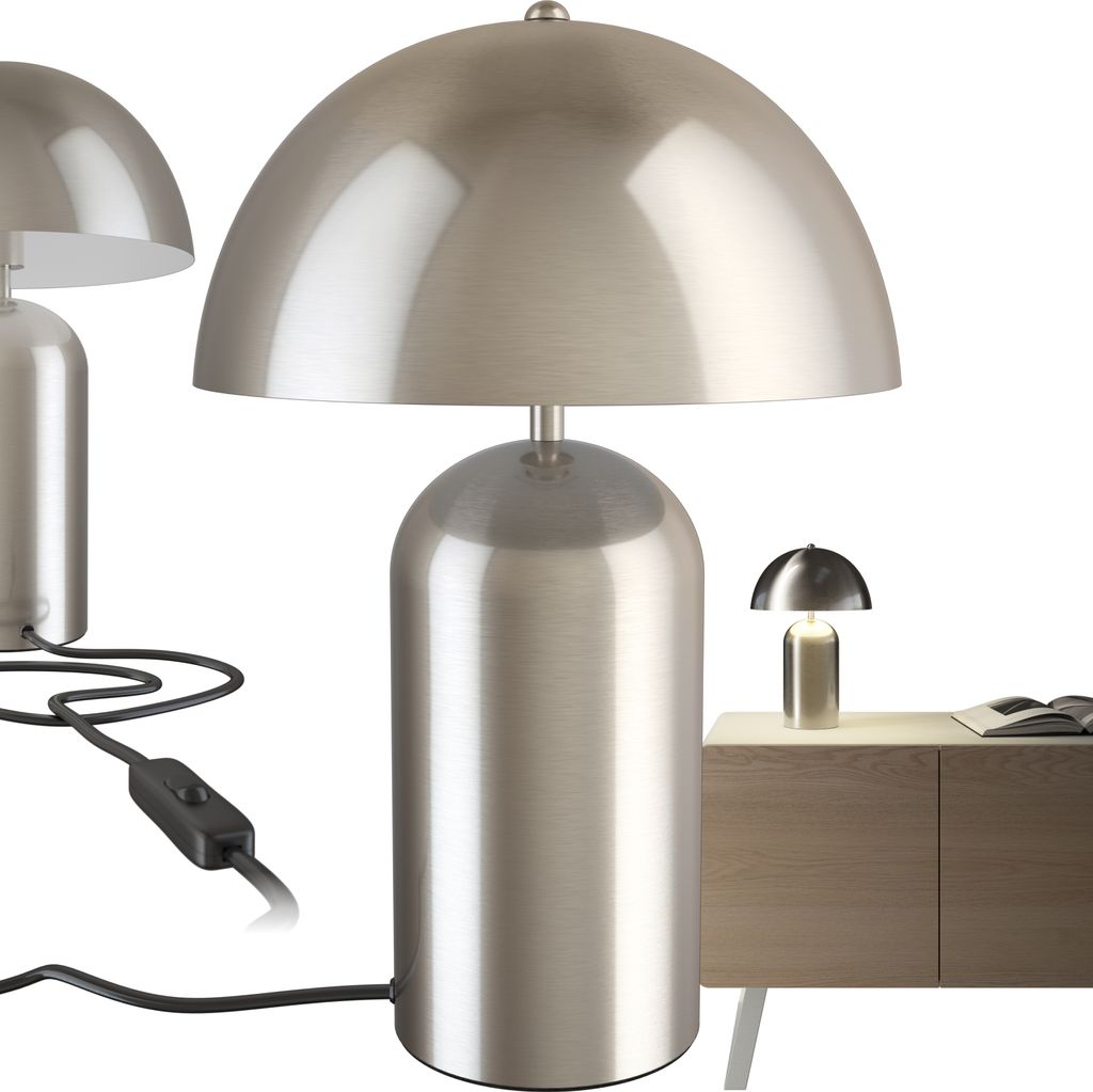 tectake® Retro-Tischlampe Altea Pilzdesign im 70er Jahre Produktbild 