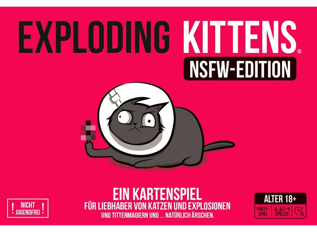asmodee Exploding Kittens NSFW-Edition NSFW EDITION Zdjęcie produktu 