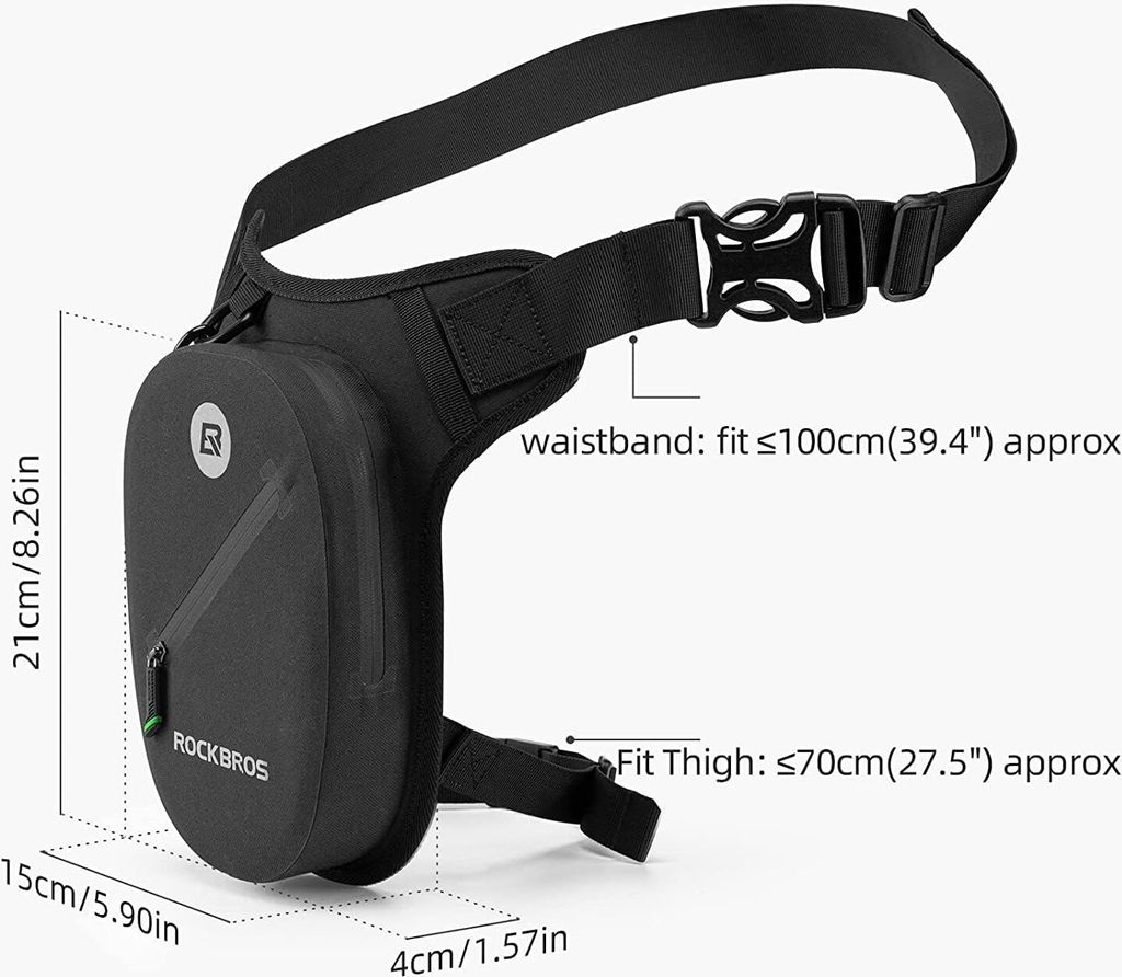 ROCKBROS Beintasche Motorrad Wasserdicht Hüfttasche Produktbild 4