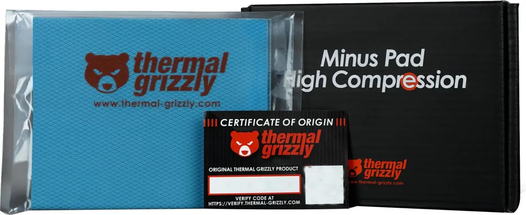 Thermal Grizzly Minus Pad HC 5mm - Pad Termico Extreme per Overclock
