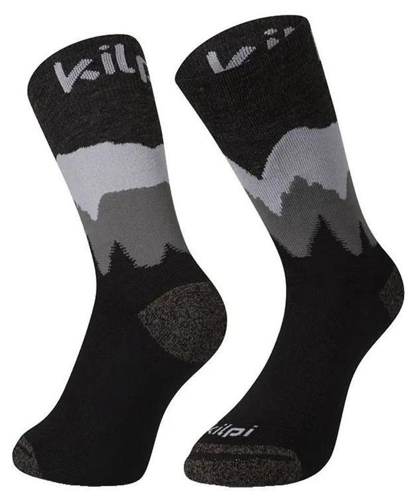 Uni-Wandersocken Kilpi NORS-U, SCHWARZ, Größe 35