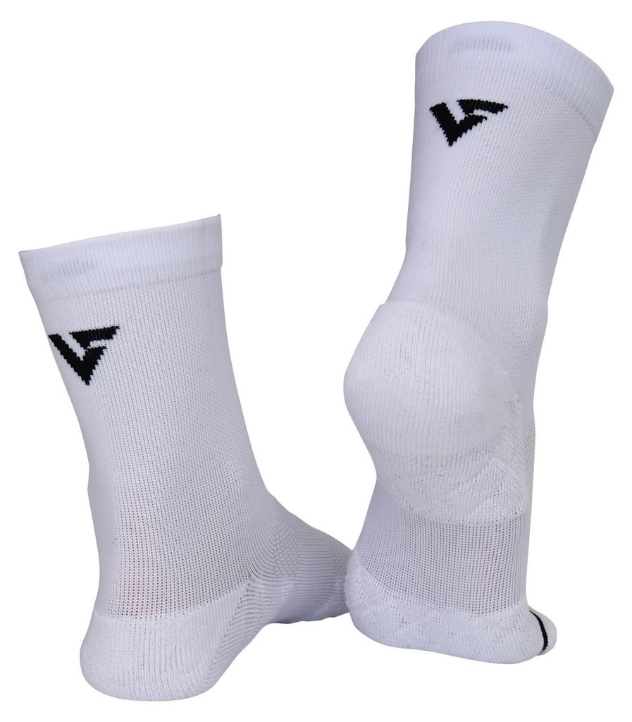 Velocity Sportsocken Crew Weiß Schwarz Erwachsene 2 Paar Performance