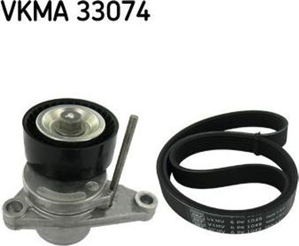 SKF VKMA33074 Keilrippenriemensatz OE 04612669AB kompatibel mit C2, C3, C4er, C4, 1007, 207, 307