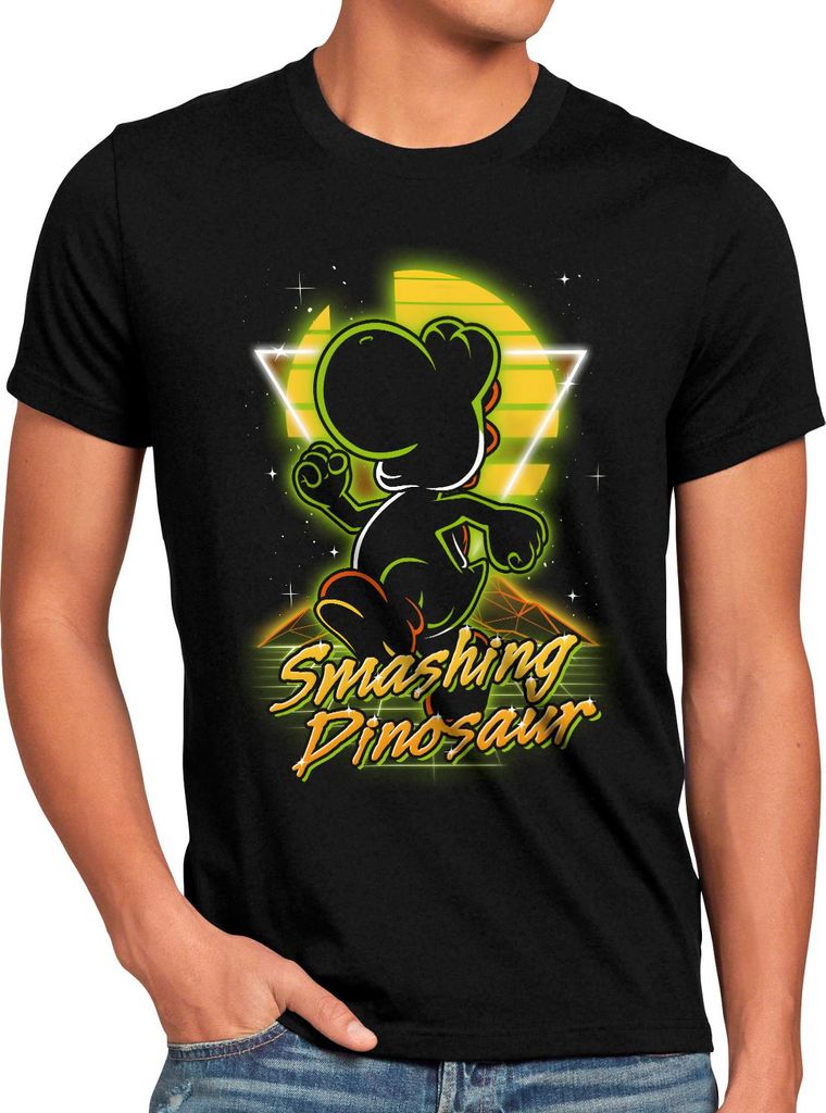 style3 Go Smashing Herren T-Shirt gamer smash
