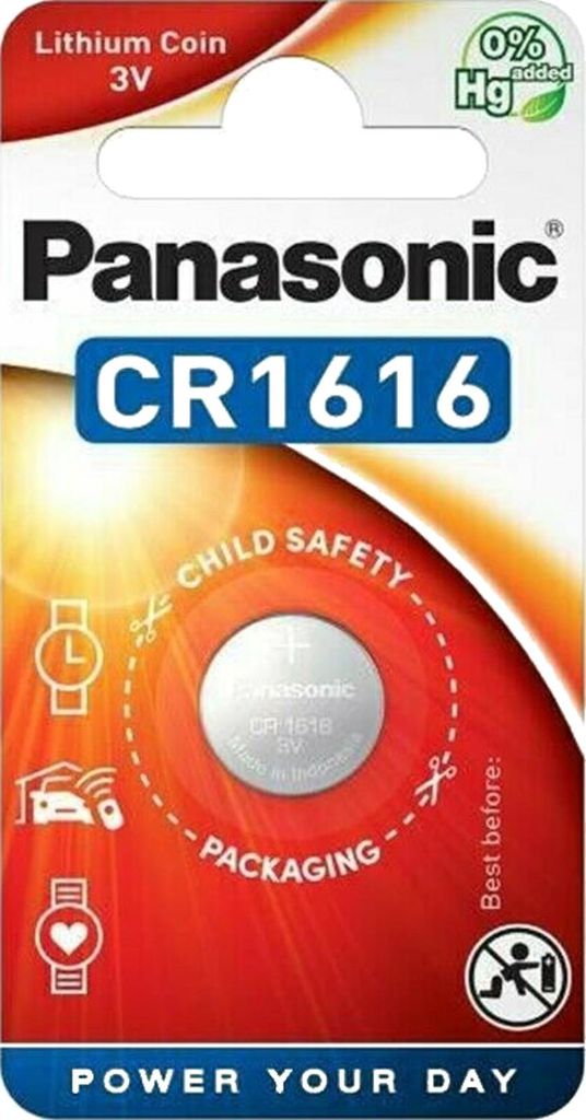 Panasonic CR-1616EL/1B batteria per uso domestico Batteria Immagine del prodotto 