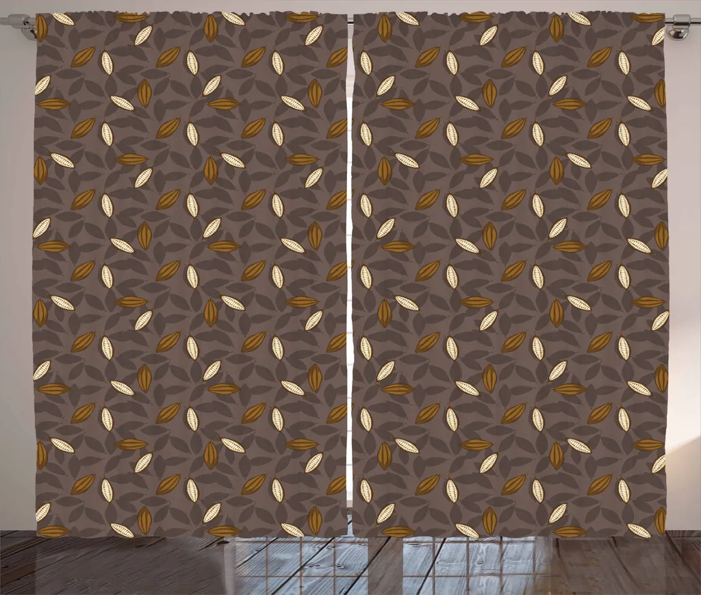 Tenda ABAKUHAUS Profumo di Caffè - Arredo Rustico Cacao 280x175 cm