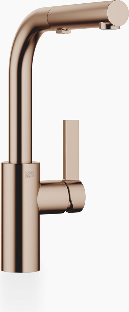 Dornbracht ELIO Einhebelmischer mit Pull-out-Brause, Ausladung 219mm, 33871790-42