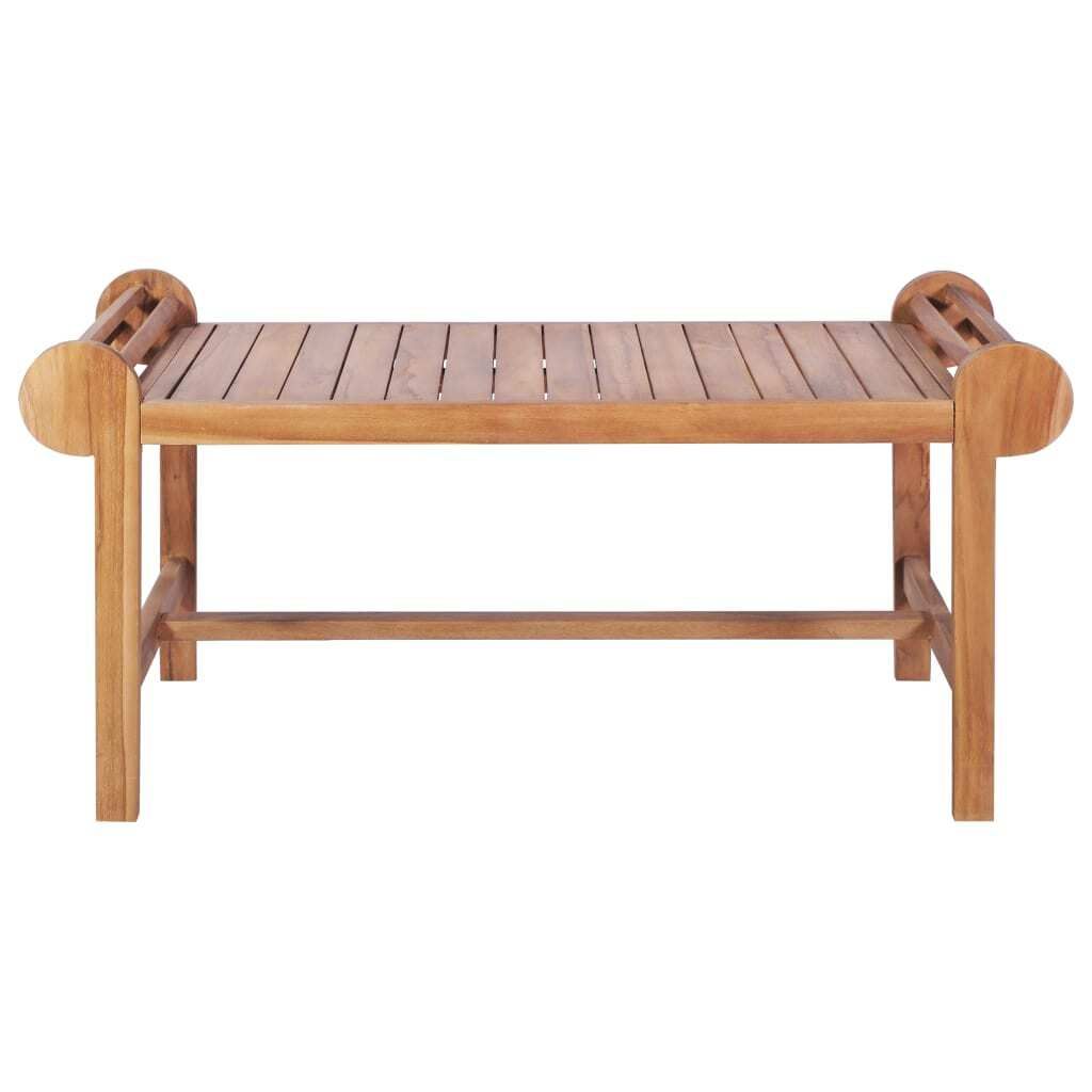 vidaXL Couchtisch 100x50x45 cm Massivholz Teak Produktbild 