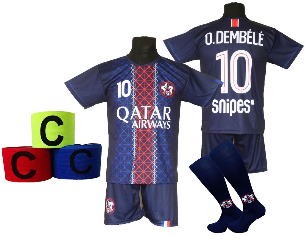 Ensemble de football pour enfant DEMBELE + jambières + Image du produit 