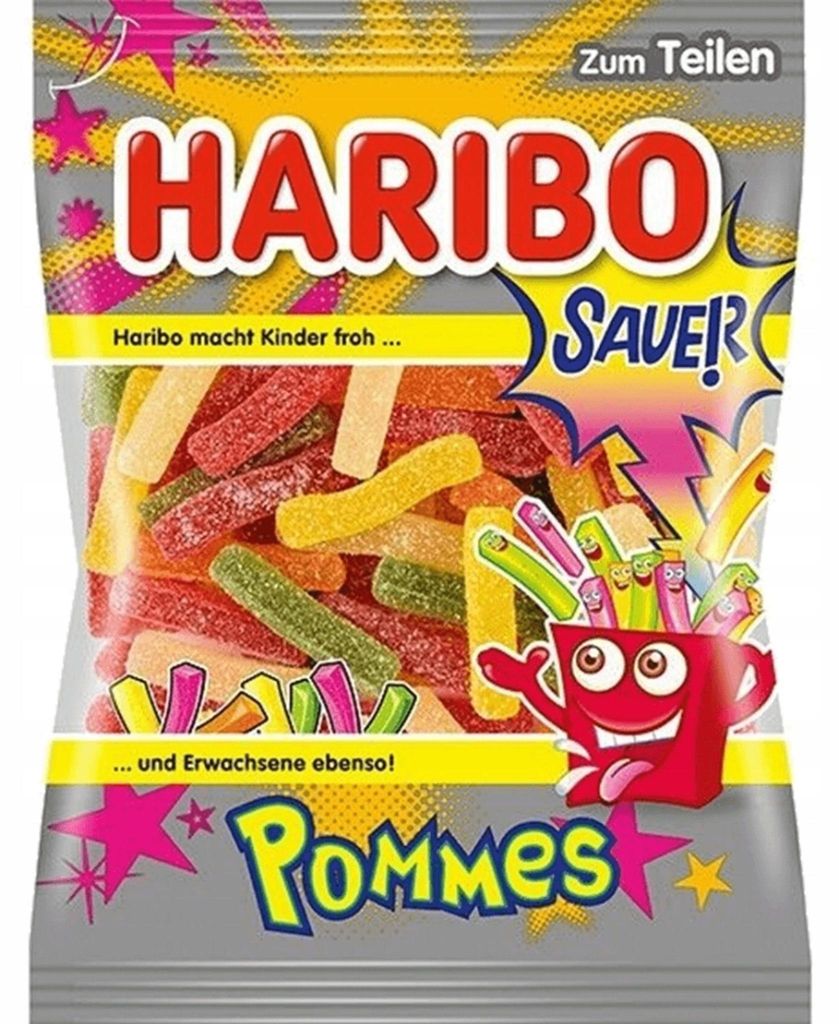HARIBO 10051164 HARIBO SAURE POMMES Fruchtgummi 175,0 g Immagine del prodotto 