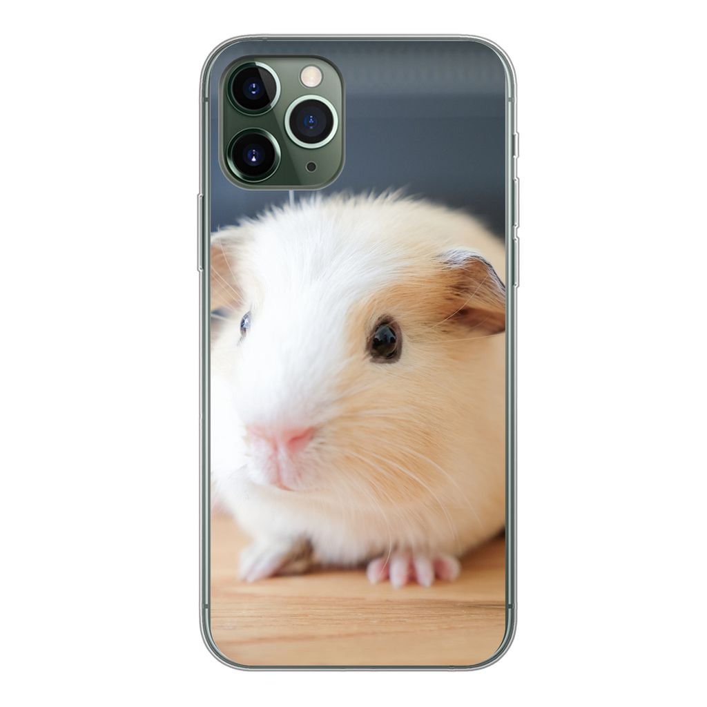 MuchoWow Handyhülle Schutzhülle Hülle für iPhone 11 Pro Niedliches Baby-Meerschweinchen Silikon Softcase Handy Hülle - Handy