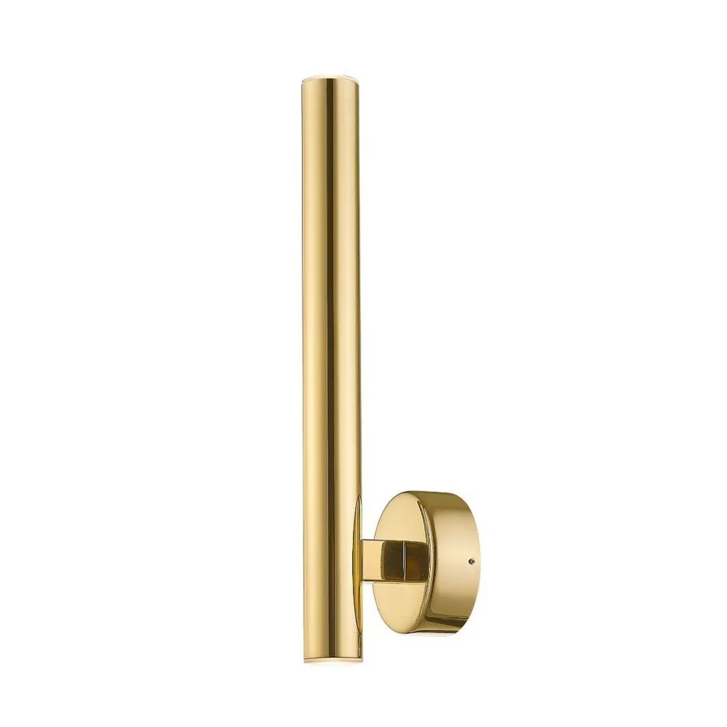 Lampada da parete moderna a tubo d'oro LED 5W LOYA Linea Zuma - 4