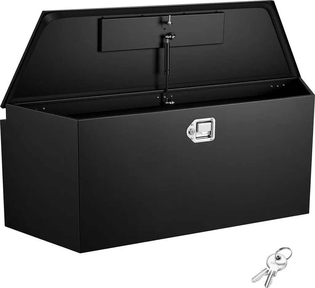 Coffre en Acier Sécurisé contre le Vol pour Outils sur Pick-up et Remorque