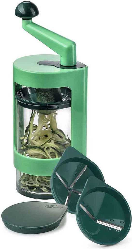 Genius Super Julietti 6tlg Spiralschneider - Gemüseschneider für dekorative Spiralen und feine Juliettis - Zoodle Maker für frische Salate, Low ...