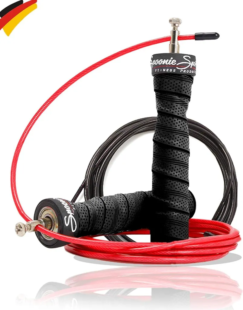 Corde à sauter cardio pour Crossfit et boxe avec câble acier ajusté