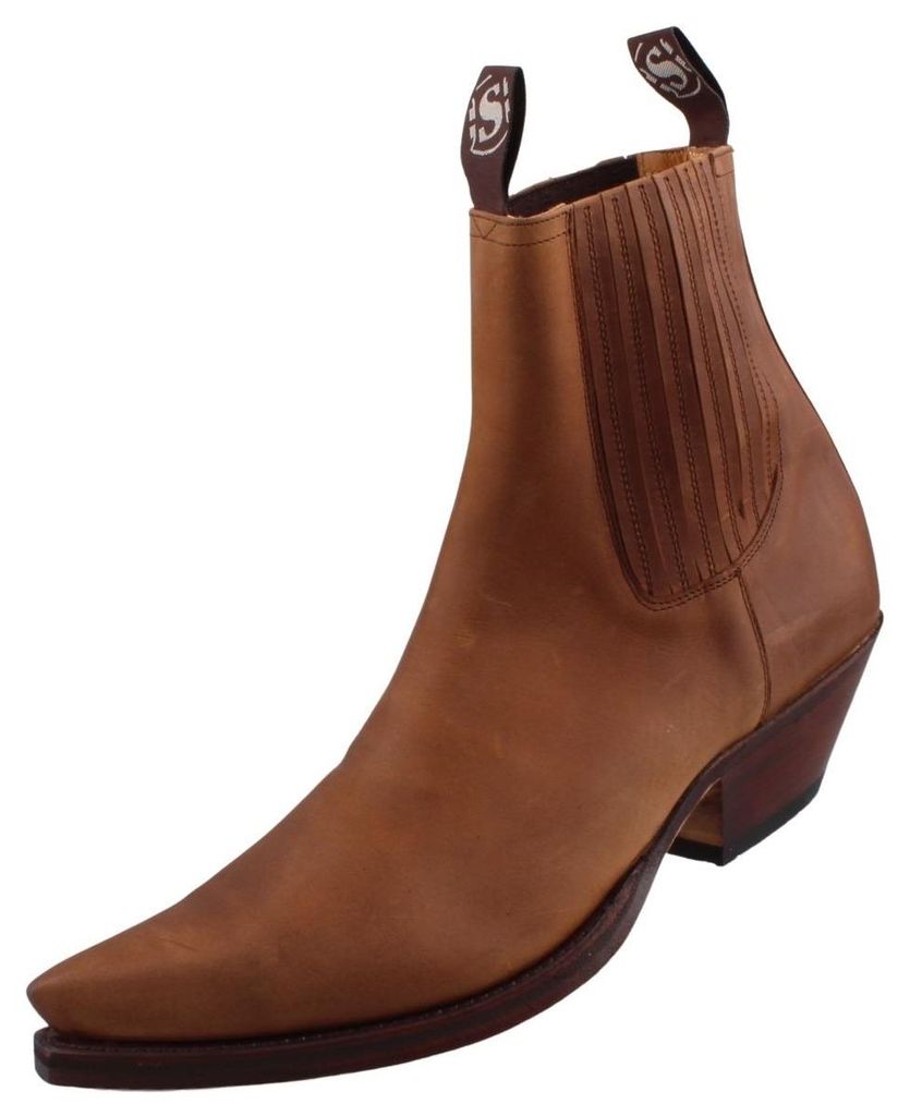 Sendra Boots Herren Leder Stiefelette Braun 1692-Sprinter Image du produit 