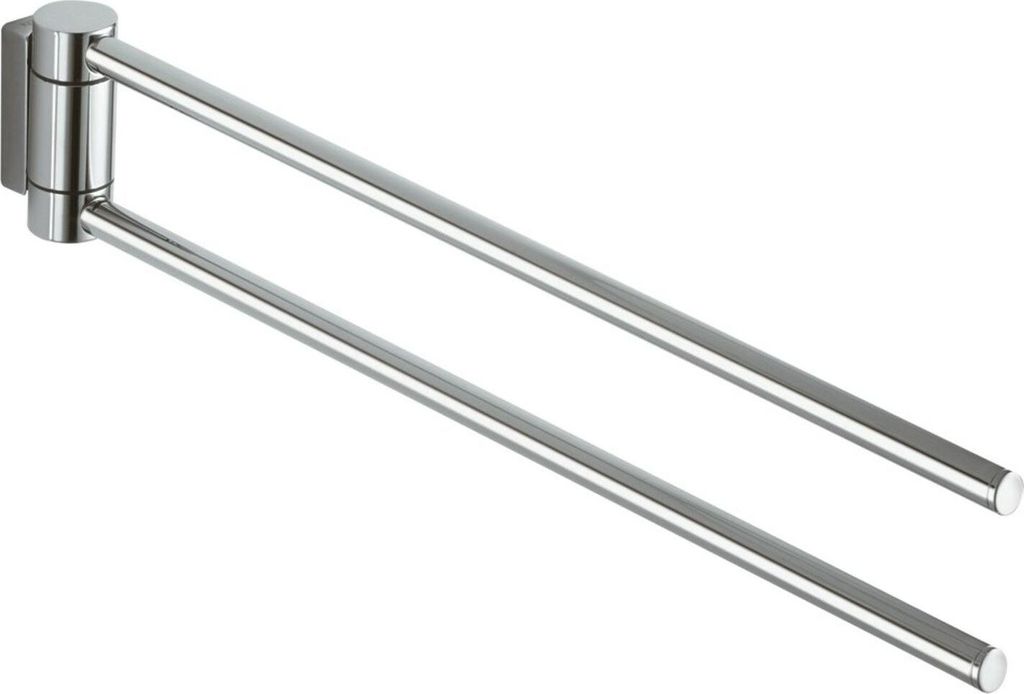 Keuco Handtuchhalter PLAN 2-teilig, schwenkbar 438 mm Ausladung Aluminium silber-eloxiert