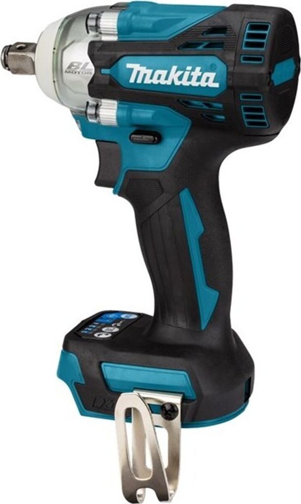 A cordless impact wrench is shown against a white background.