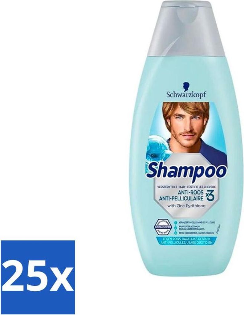 Schwarzkopf - Anti-Schuppen Shampoo - Gegen Schuppen & Juckreiz - 400 ml - Vorteilspack - 25 Stücke