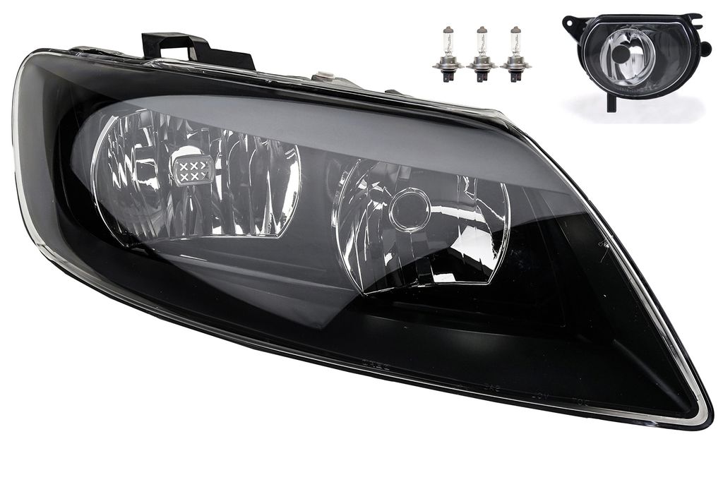 Johns, Scheinwerfer Halogen passend für Audi Q7 4L H7 R 06-09 m LWR +Nebel+Leuchtmittel 4L0941030 8P0941700A