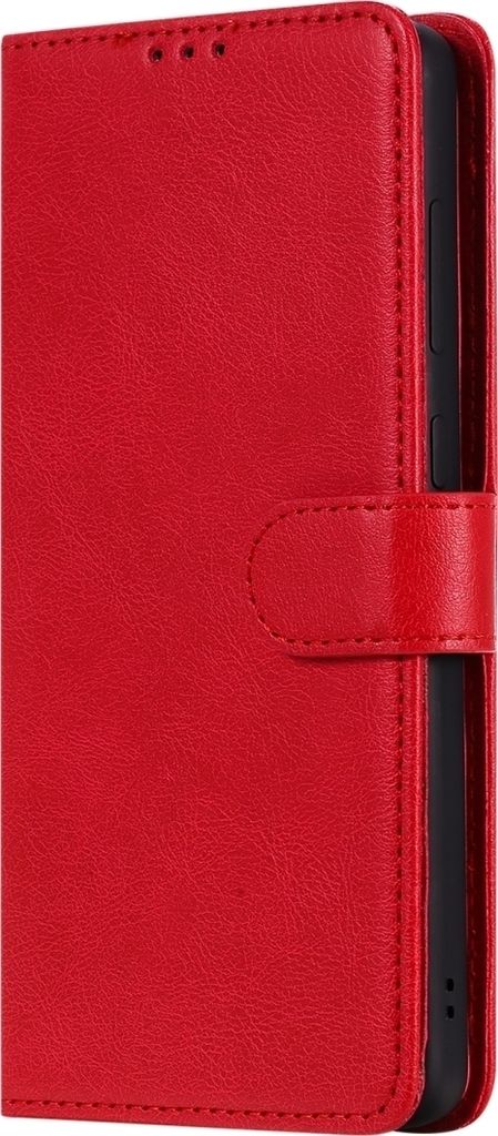 Mobigear Premium Samsung Galaxy A71 Hülle Klapphülle Geldbörse - Rot