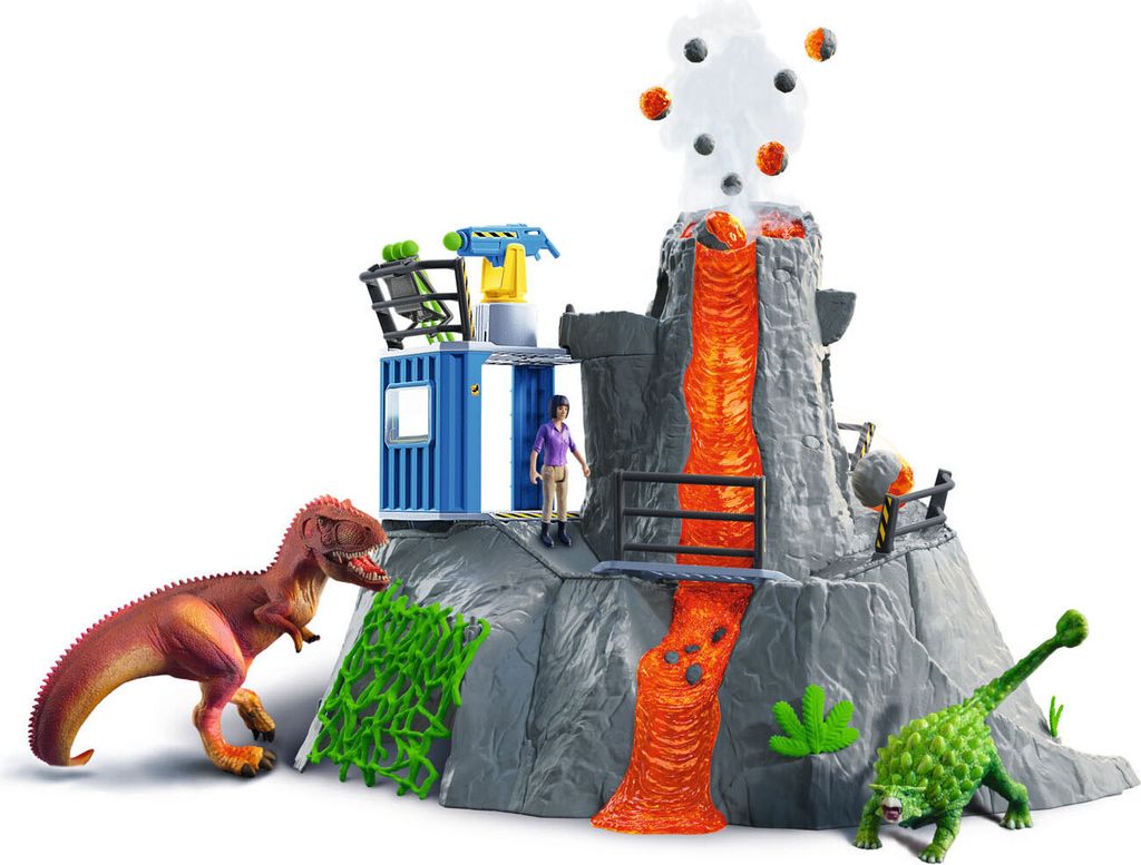 Schleich schleich® Dinosaurs 42564 Große Vulkan-Expedition Produktbild 