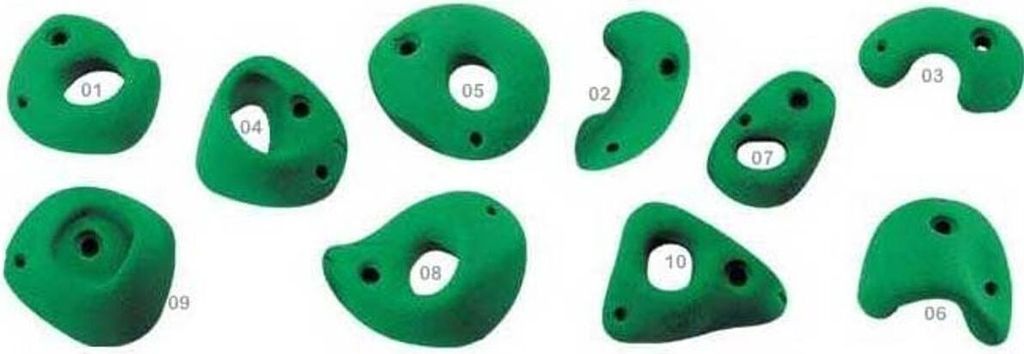 Easy Pockets L, 10 Klettergriffe, PE, Pockets, L - Entre Prises, Farbe:Wunschfarbe (Anfertigung)