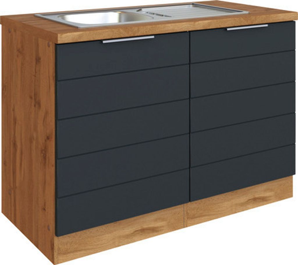 Held Möbel Spülenschrank inkl Spüle Florenz BxTxH 120 x 60 Produktbild 