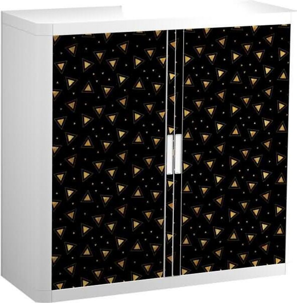 PAPERFLOW easyOffice Classic Chic Rollladenschrank 60008 2 Fachböden 110,0 x 41,5 x 104,0 cm