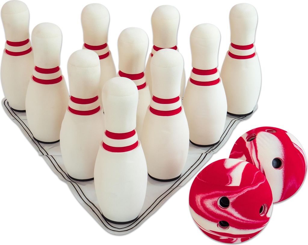 Betzold, Softbowlingset, Kinder, Kegelspiel, Indoor, Outdoor, Gartenspielzeug