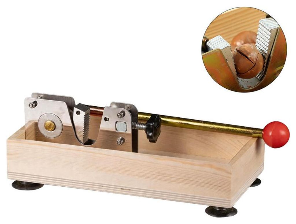 Nussknacker Edelstahl Kastanienknacker Walnussöffner Produktbild 