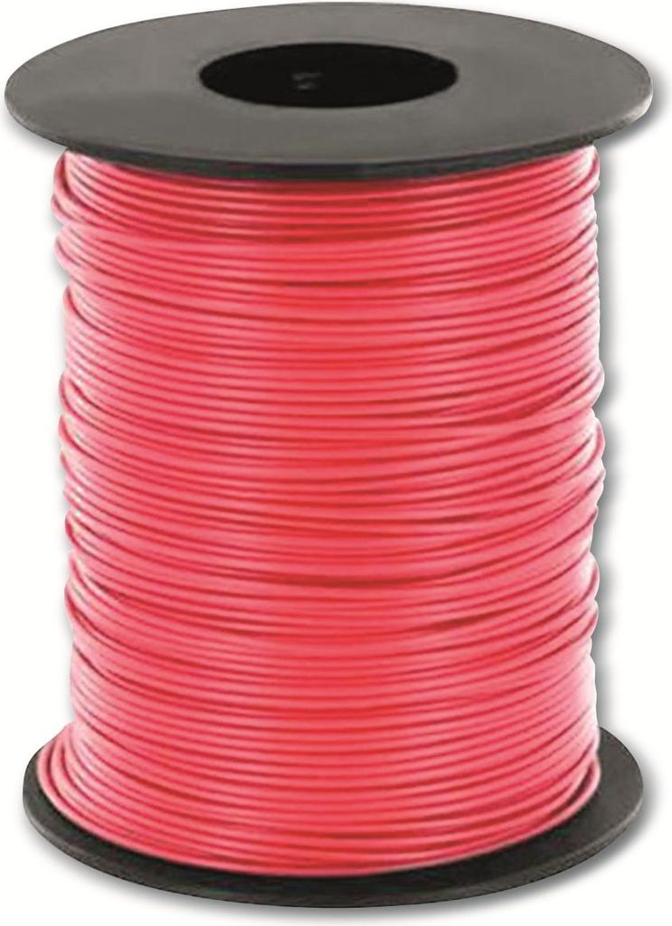 BELI-BECO Kupferlitze, L125/25 rt, 25m, rot, 0,25mm²