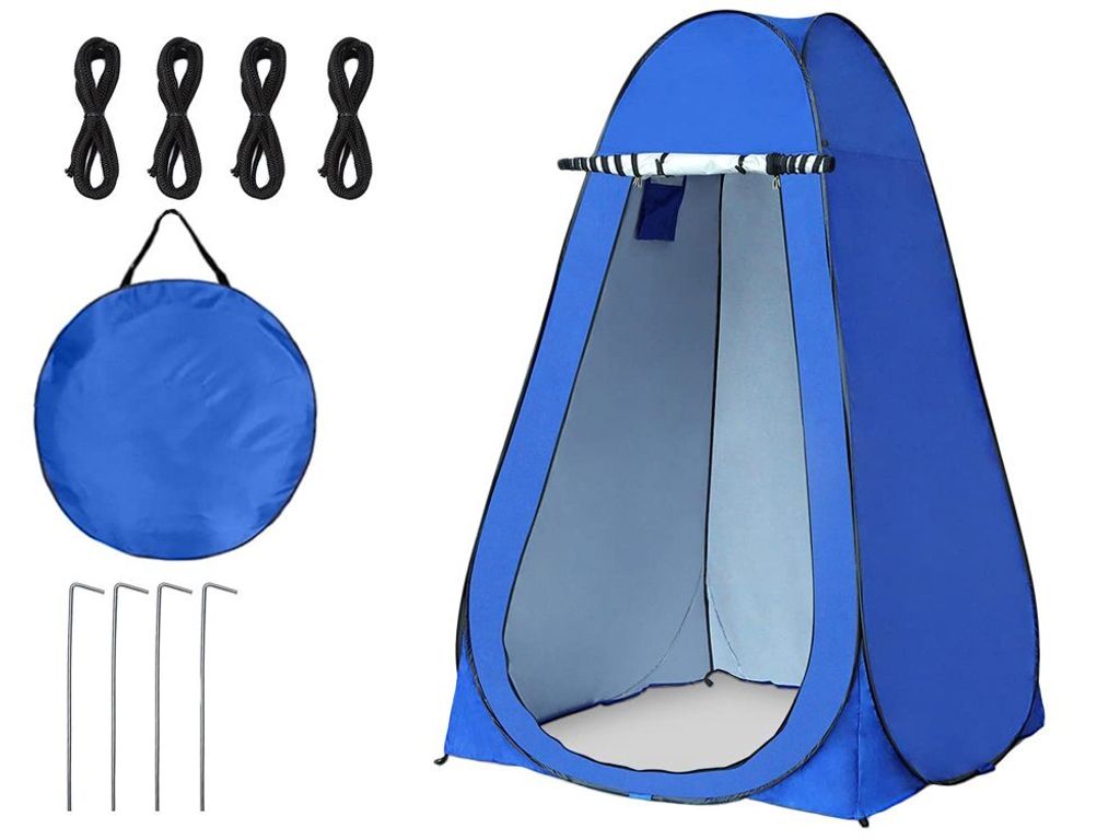Verk 14422 Duschkabine 190 x 120 x 120 cm blau